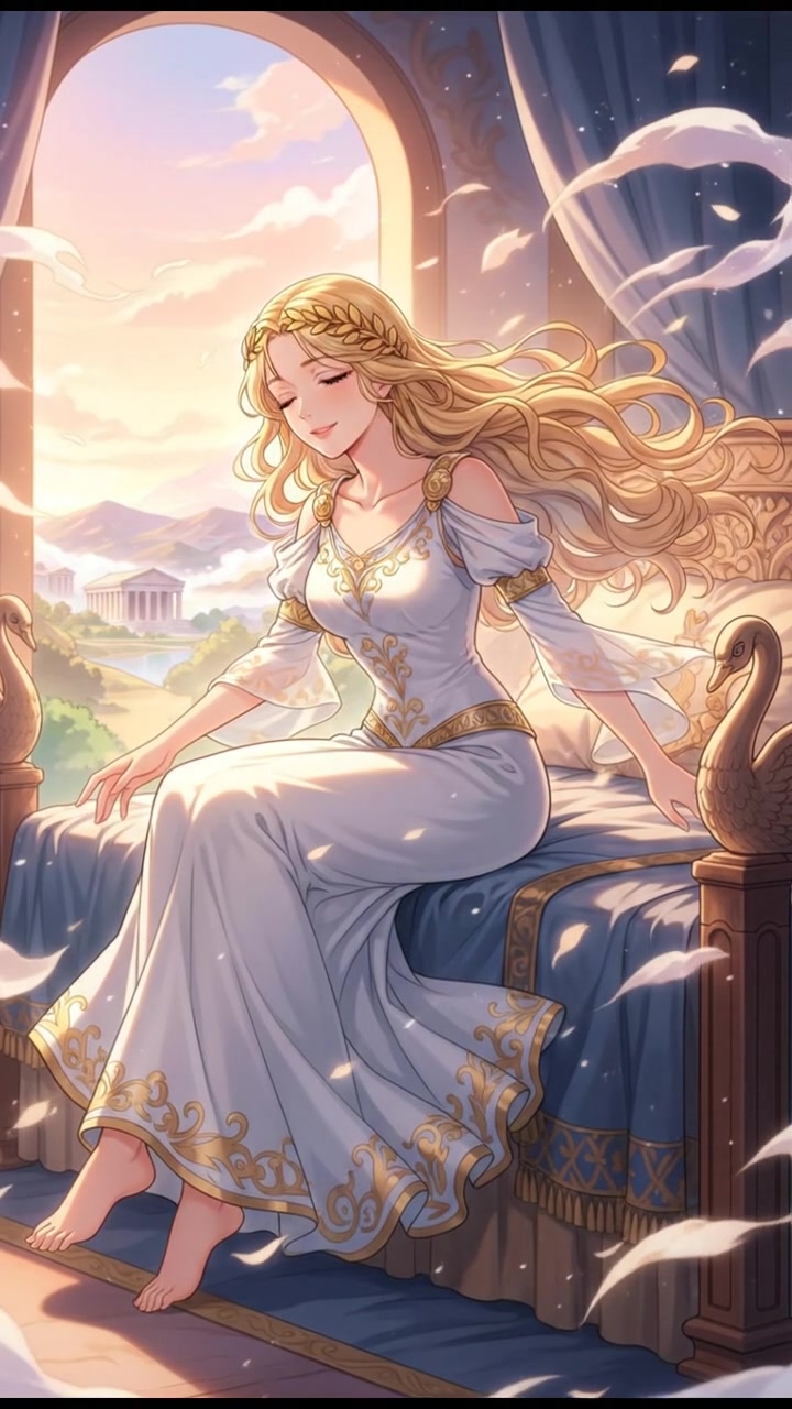 floating back down to their bed as dawn approaches, dreams fading into morning light