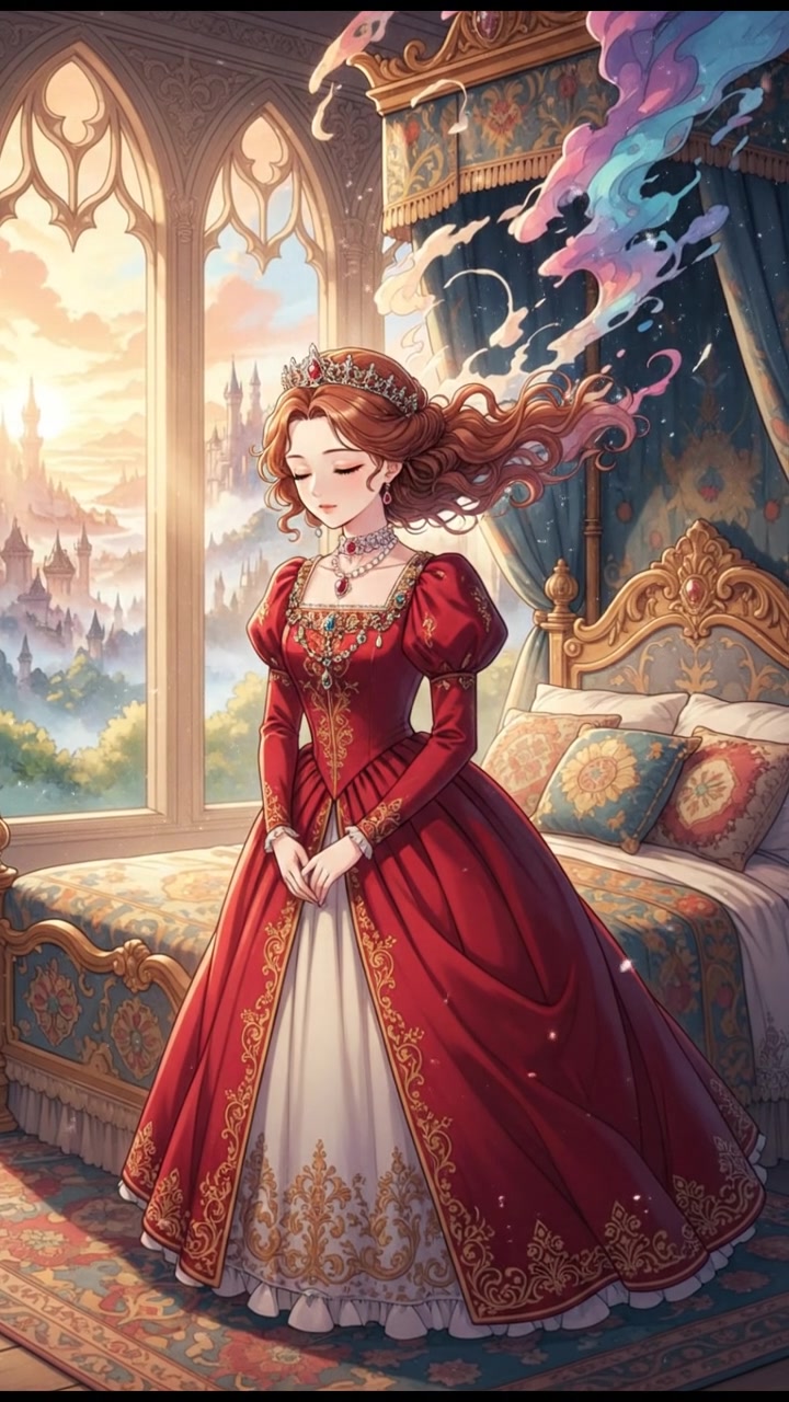 floating back down to their bed as dawn approaches, dreams fading into morning light