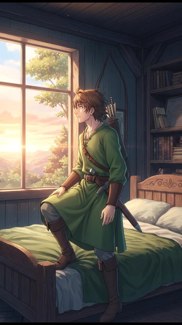 floating back down to their bed as dawn approaches, dreams fading into morning light