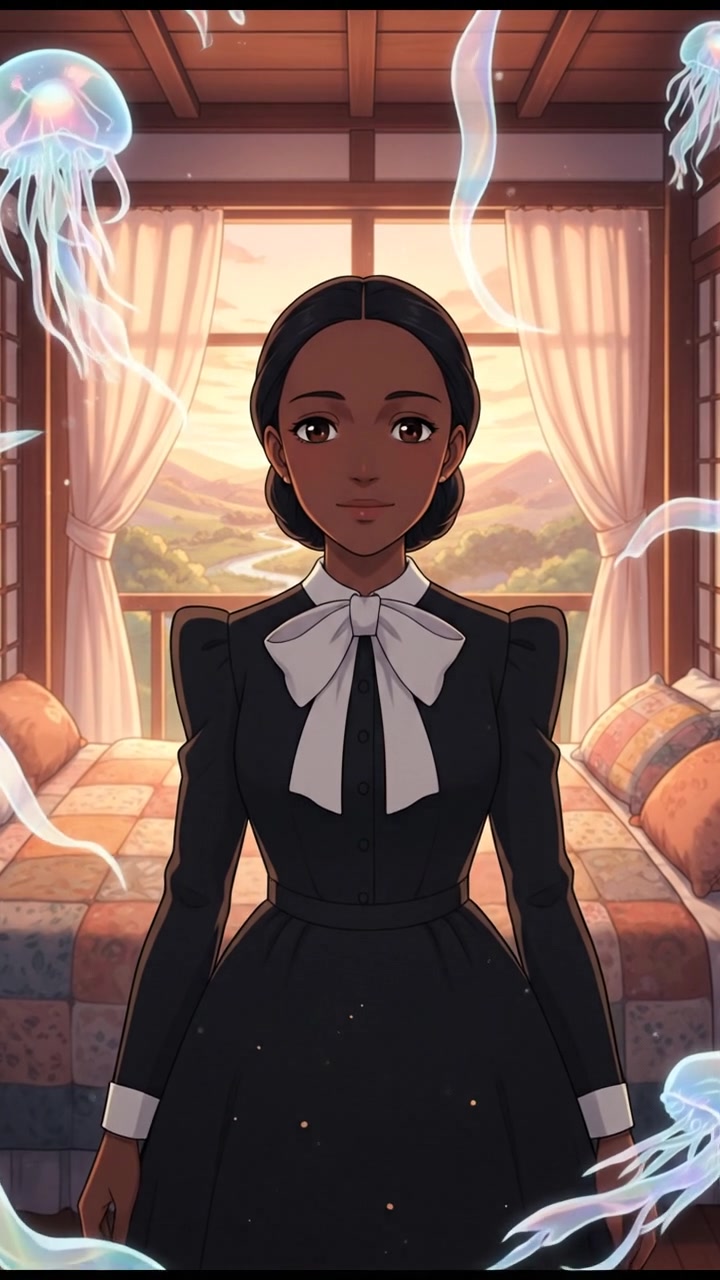 floating back down to their bed as dawn approaches, dreams fading into morning light