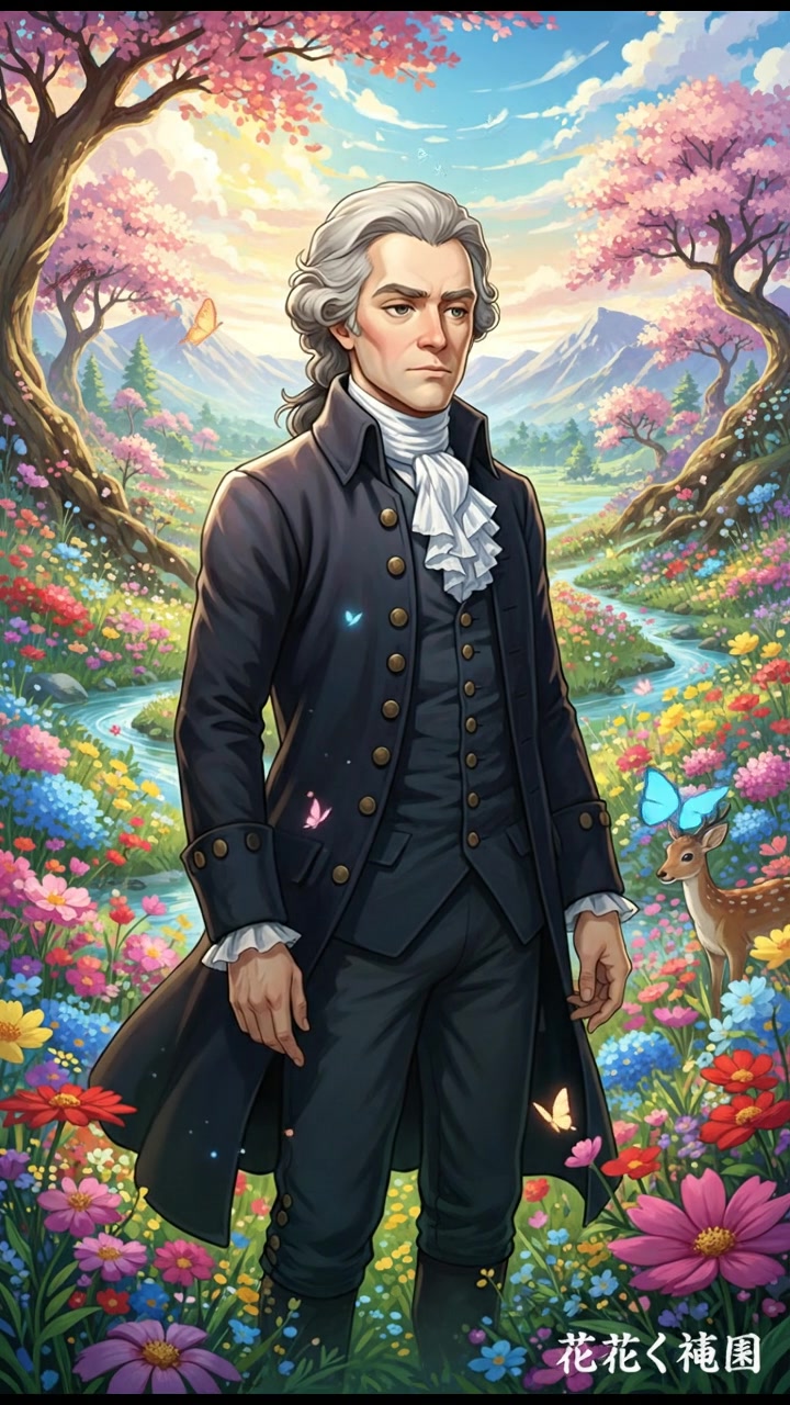 In a flower blooming garden