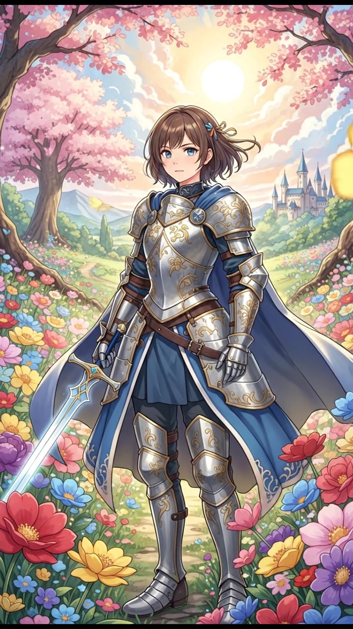 In a flower blooming garden