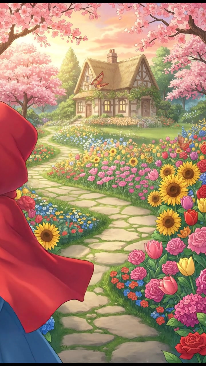 In a flower blooming garden