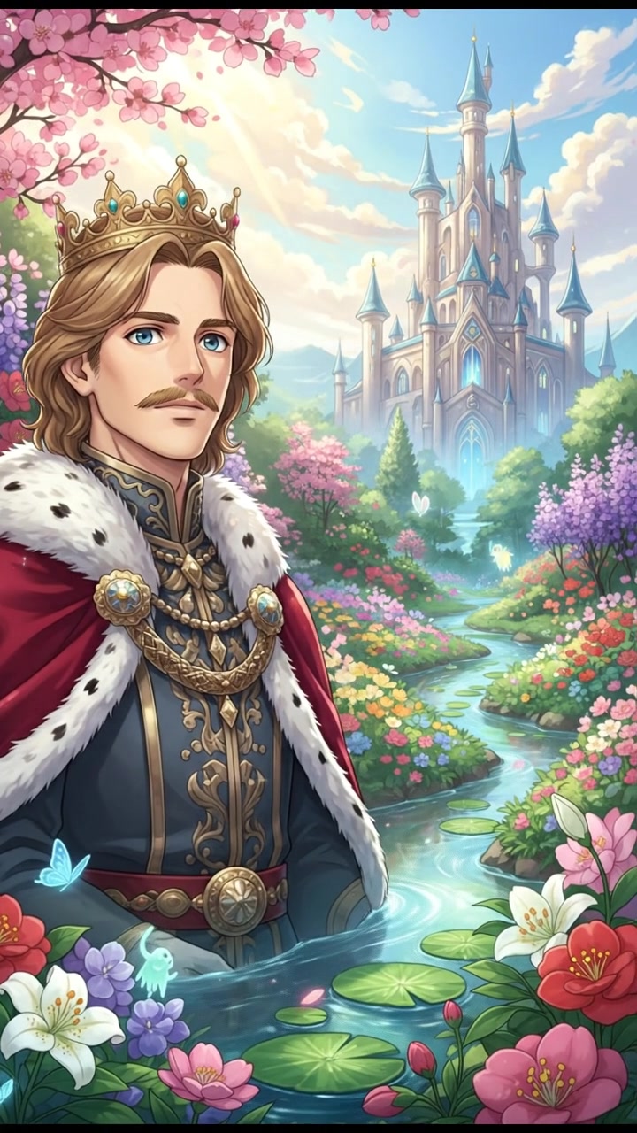 In a flower blooming garden