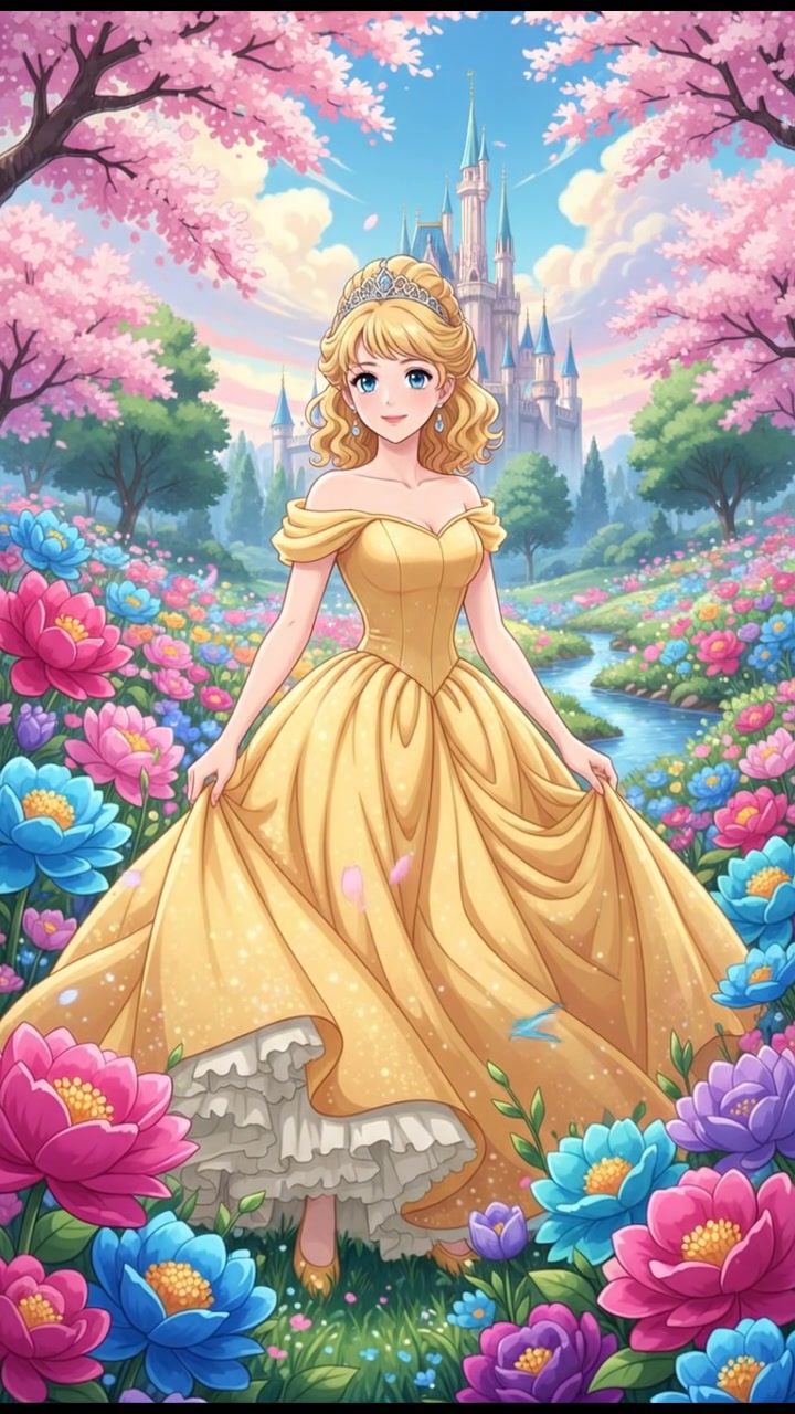 In a flower blooming garden