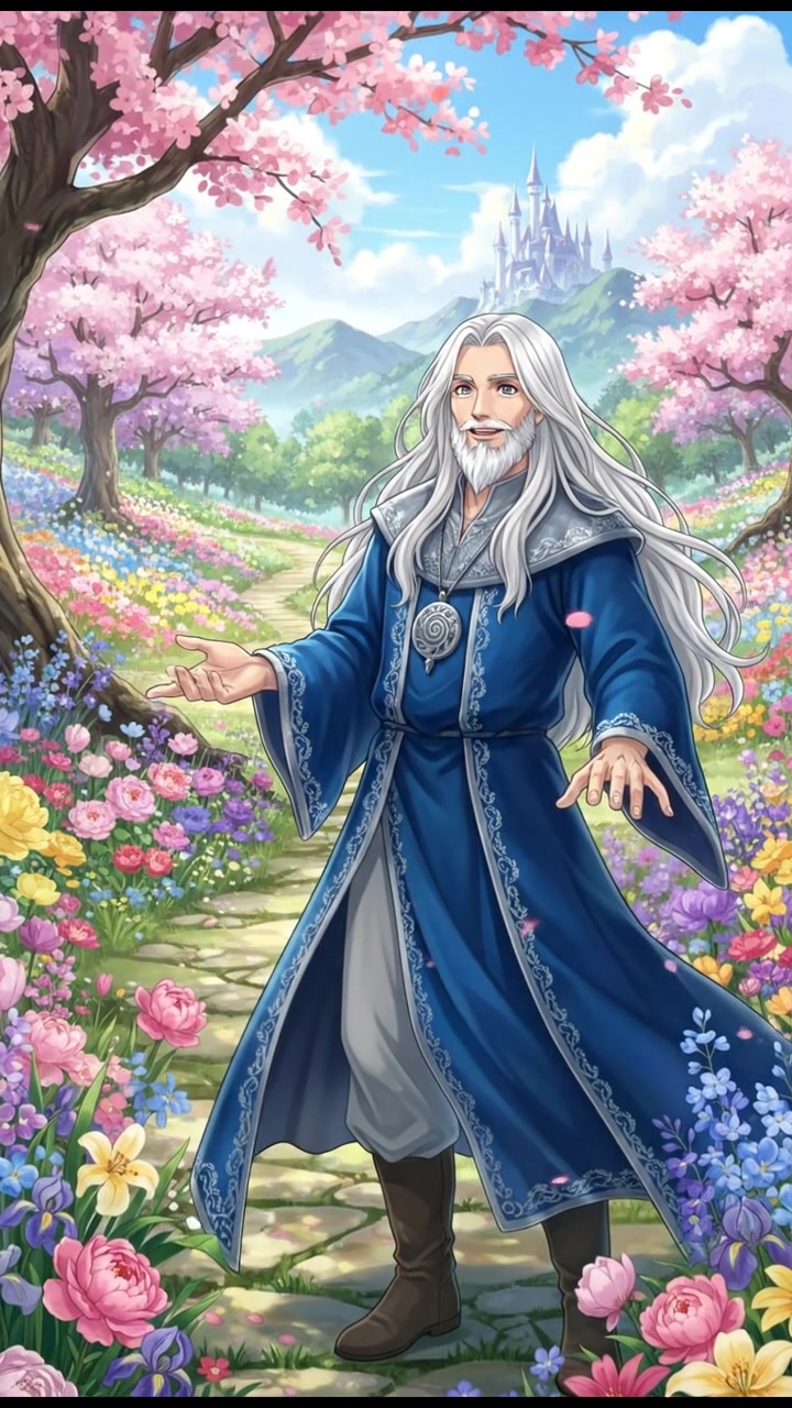 In a flower blooming garden