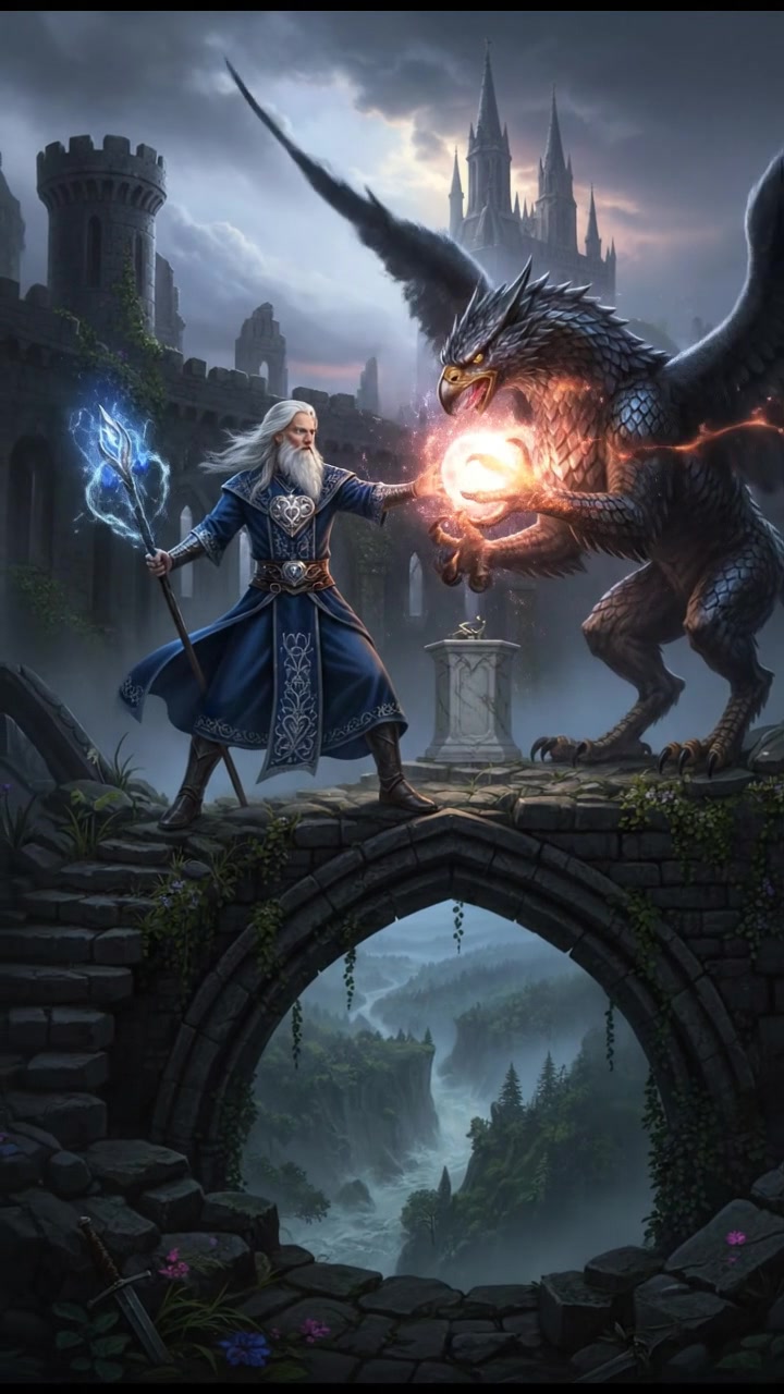 fighting a mythical creature to retrieve a rare artifact symbolizing love