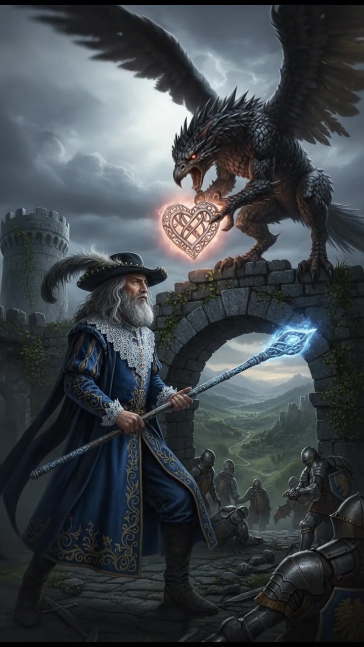 fighting a mythical creature to retrieve a rare artifact symbolizing love