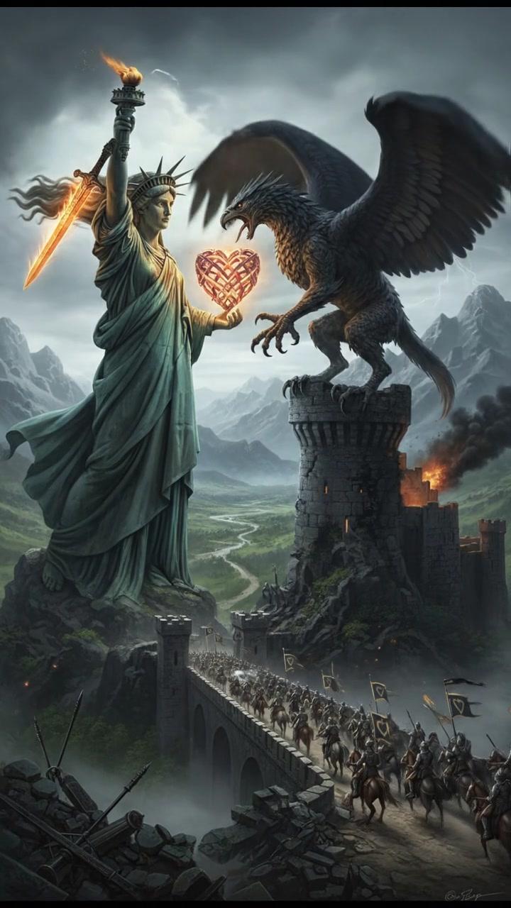 fighting a mythical creature to retrieve a rare artifact symbolizing love