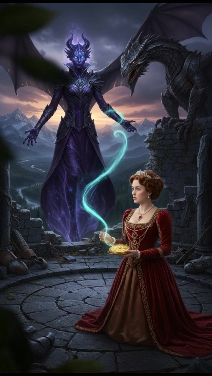 receiving guidance from a mystical being who challenges their intentions