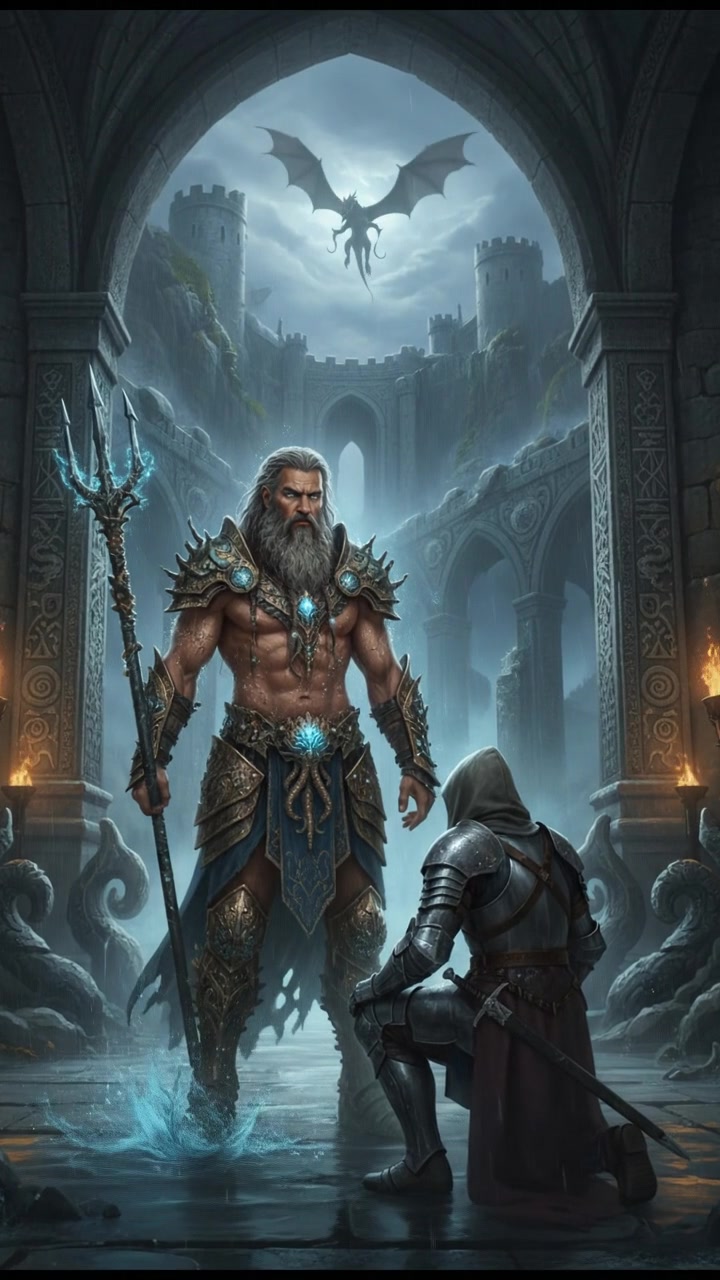 receiving guidance from a mystical being who challenges their intentions