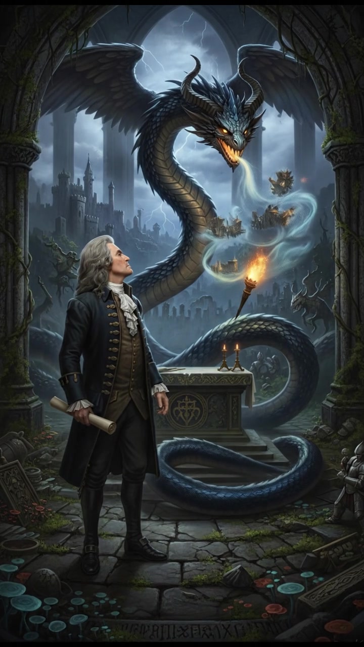 receiving guidance from a mystical being who challenges their intentions