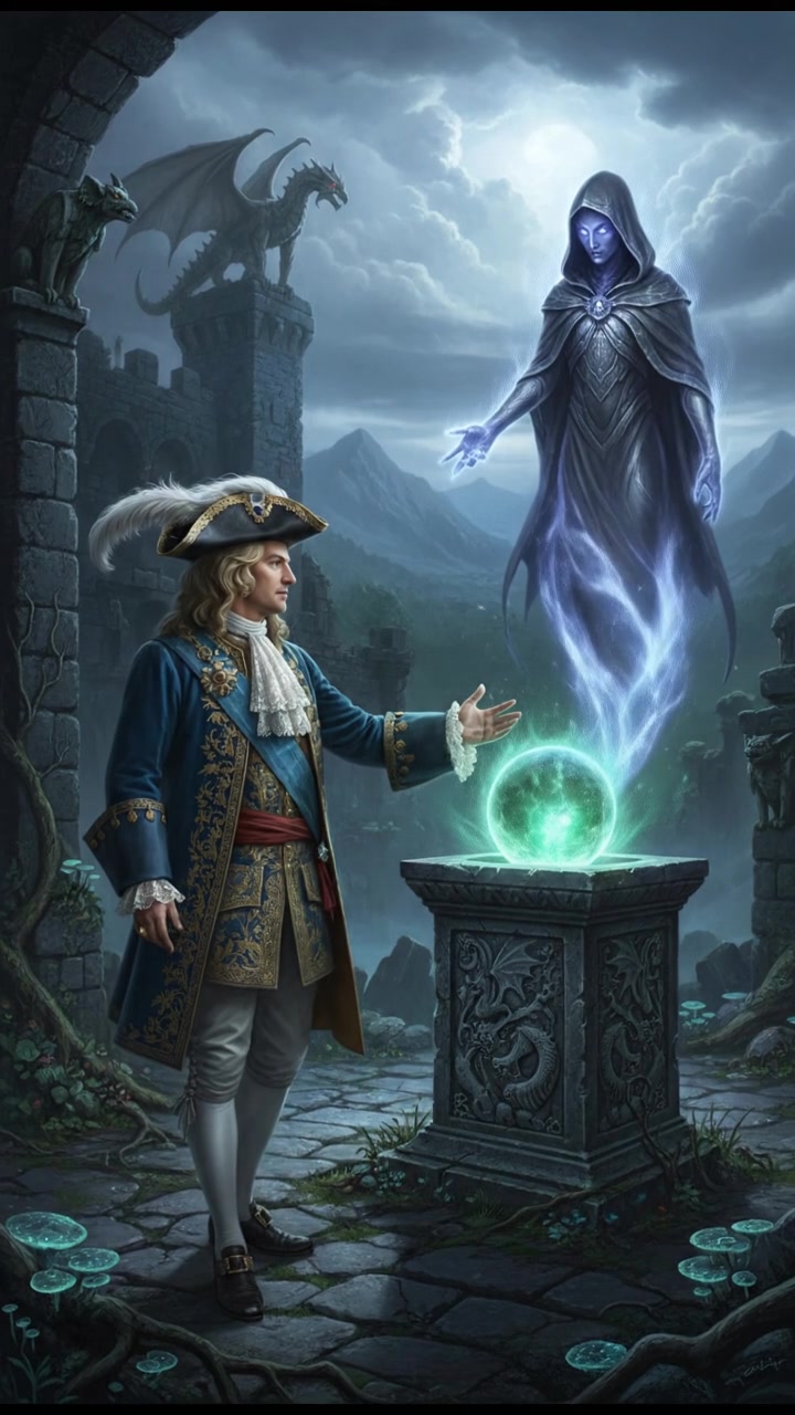 receiving guidance from a mystical being who challenges their intentions