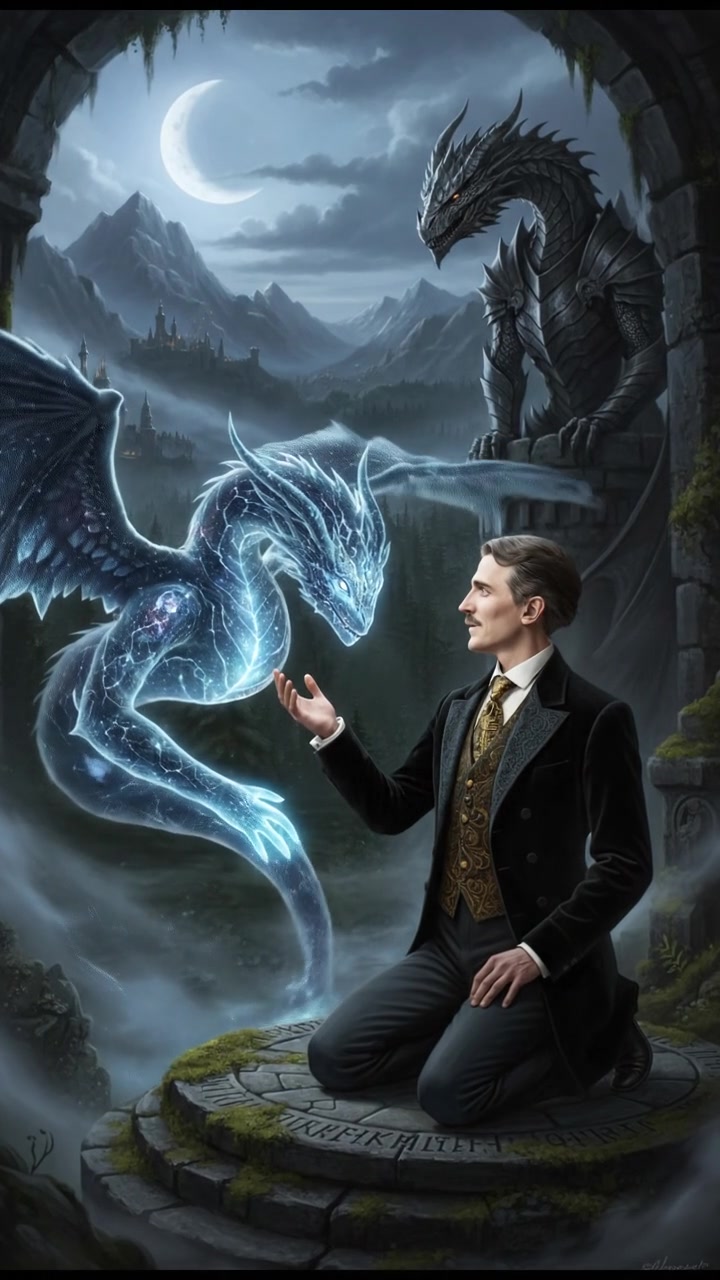 receiving guidance from a mystical being who challenges their intentions