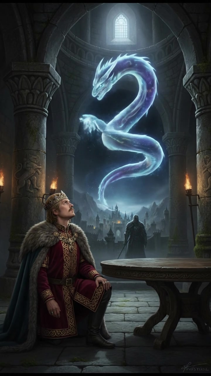 receiving guidance from a mystical being who challenges their intentions