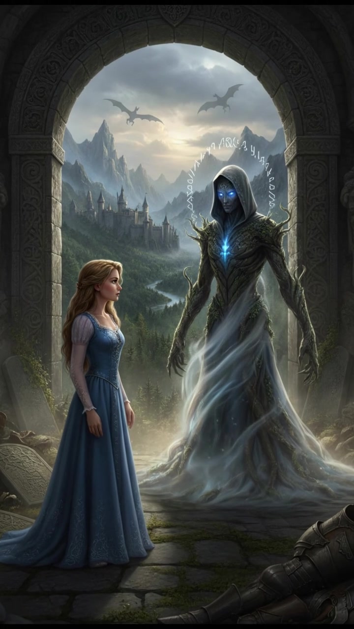 receiving guidance from a mystical being who challenges their intentions