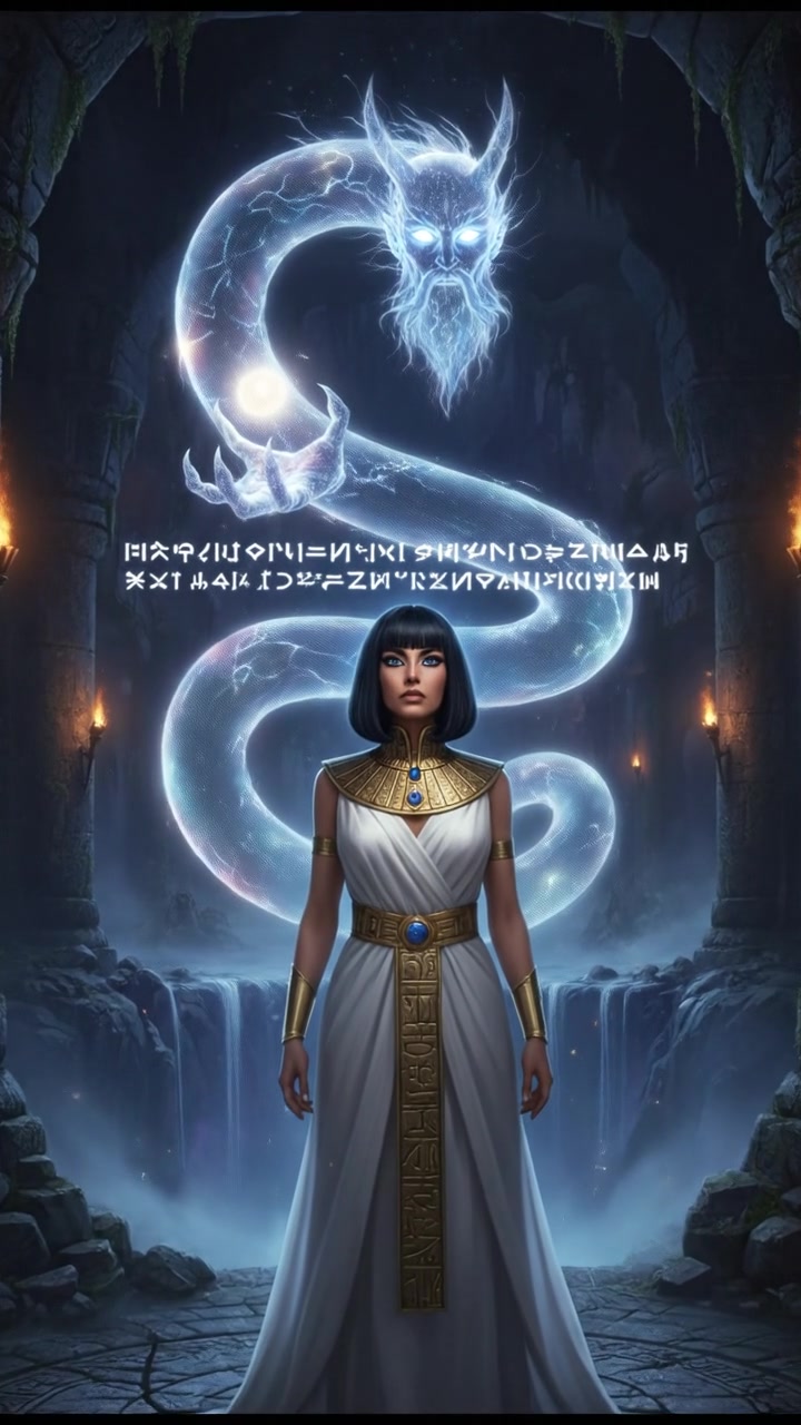 receiving guidance from a mystical being who challenges their intentions