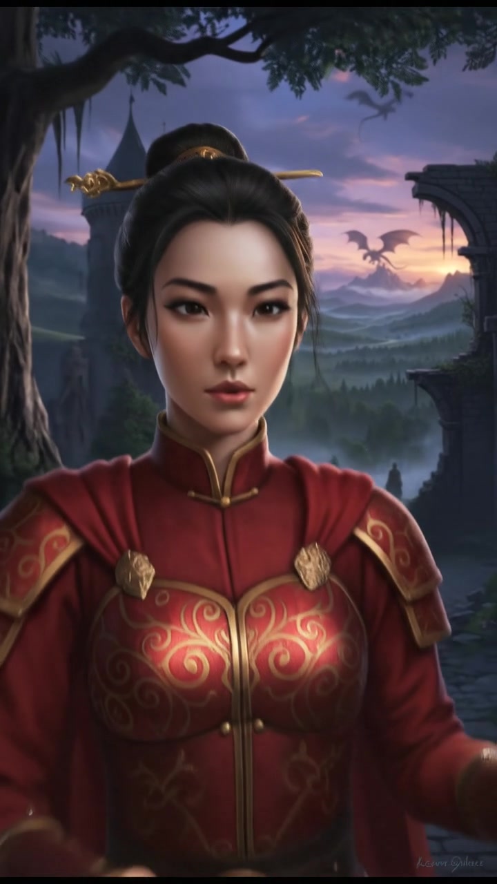 holding a glowing token or locket that leads them toward their lost love