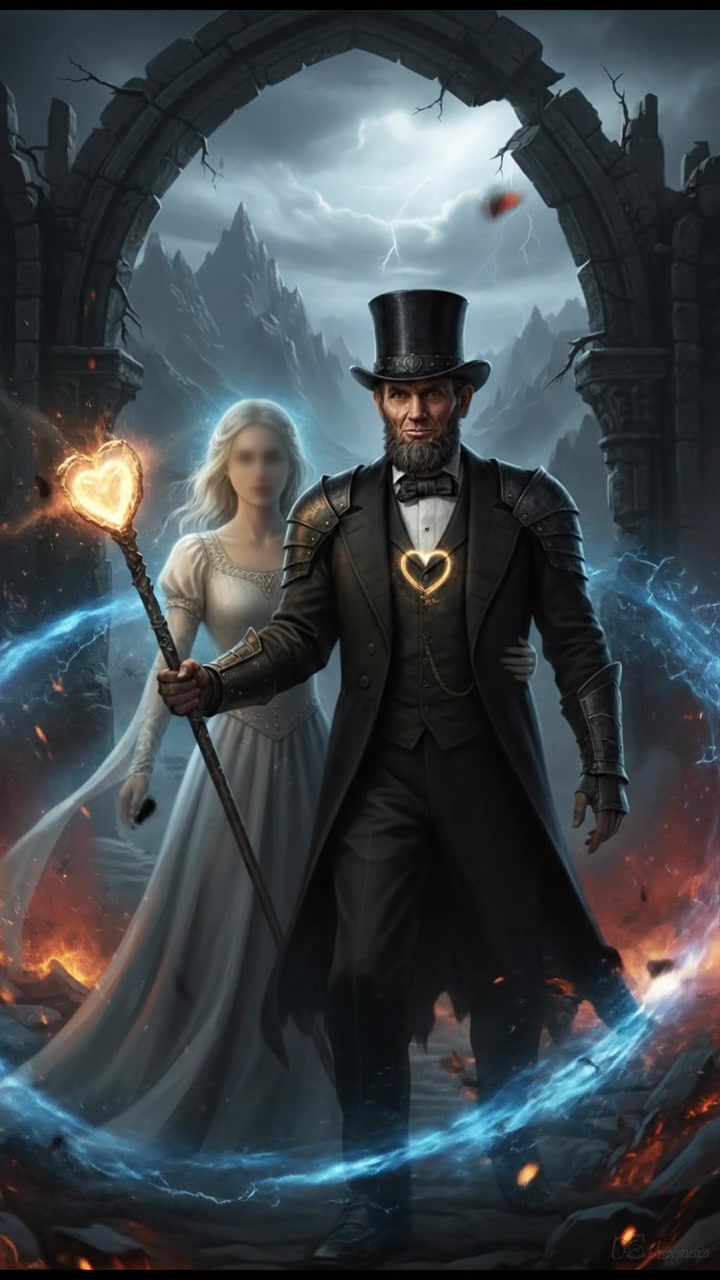 enduring a storm of magic and fire, love’s memory giving them strength to continue