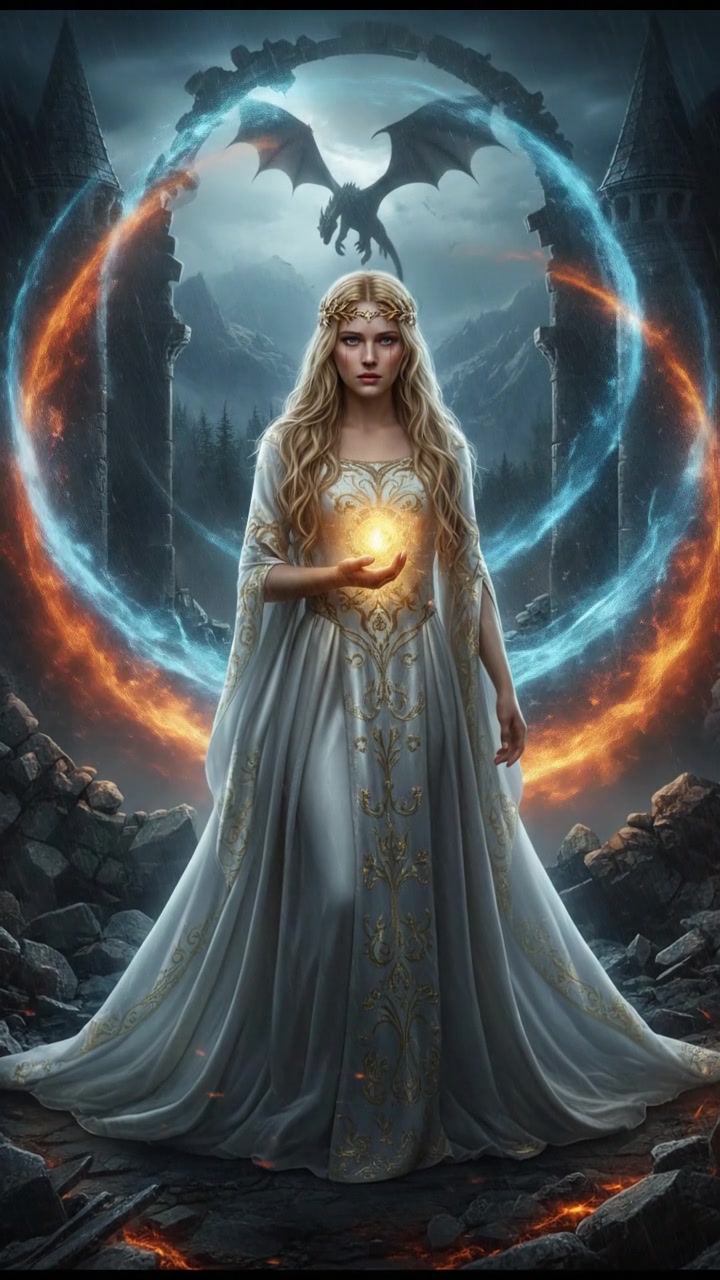 enduring a storm of magic and fire, love’s memory giving them strength to continue