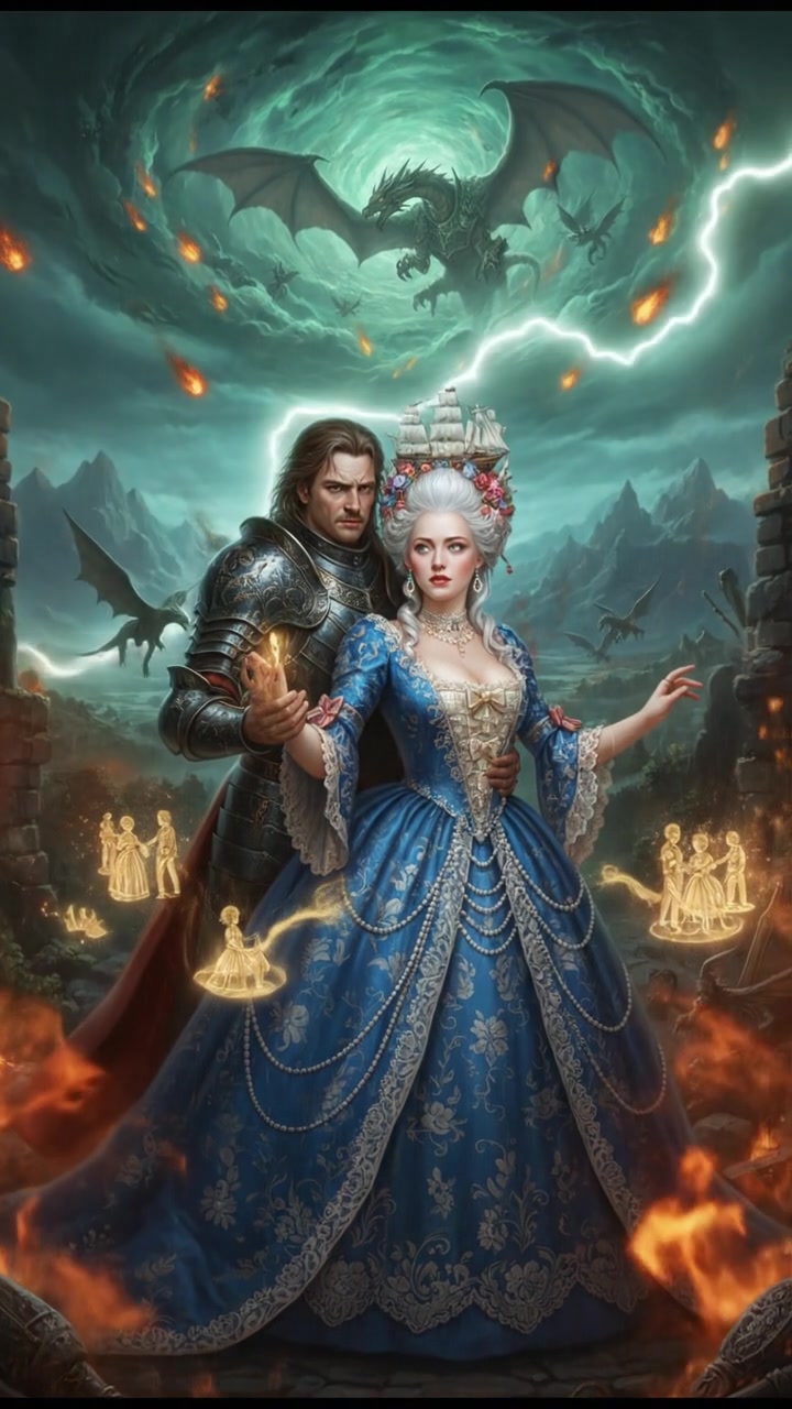 enduring a storm of magic and fire, love’s memory giving them strength to continue