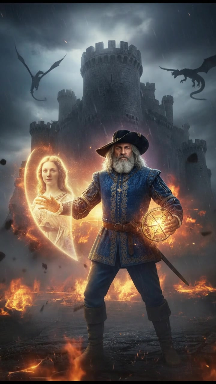 enduring a storm of magic and fire, love’s memory giving them strength to continue