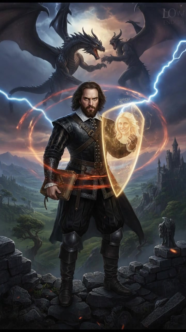 enduring a storm of magic and fire, love’s memory giving them strength to continue