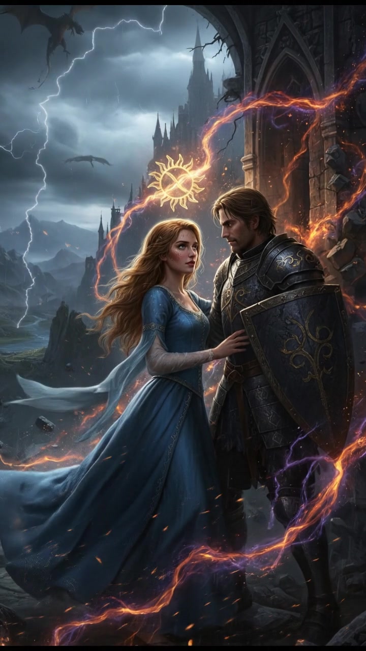 enduring a storm of magic and fire, love’s memory giving them strength to continue