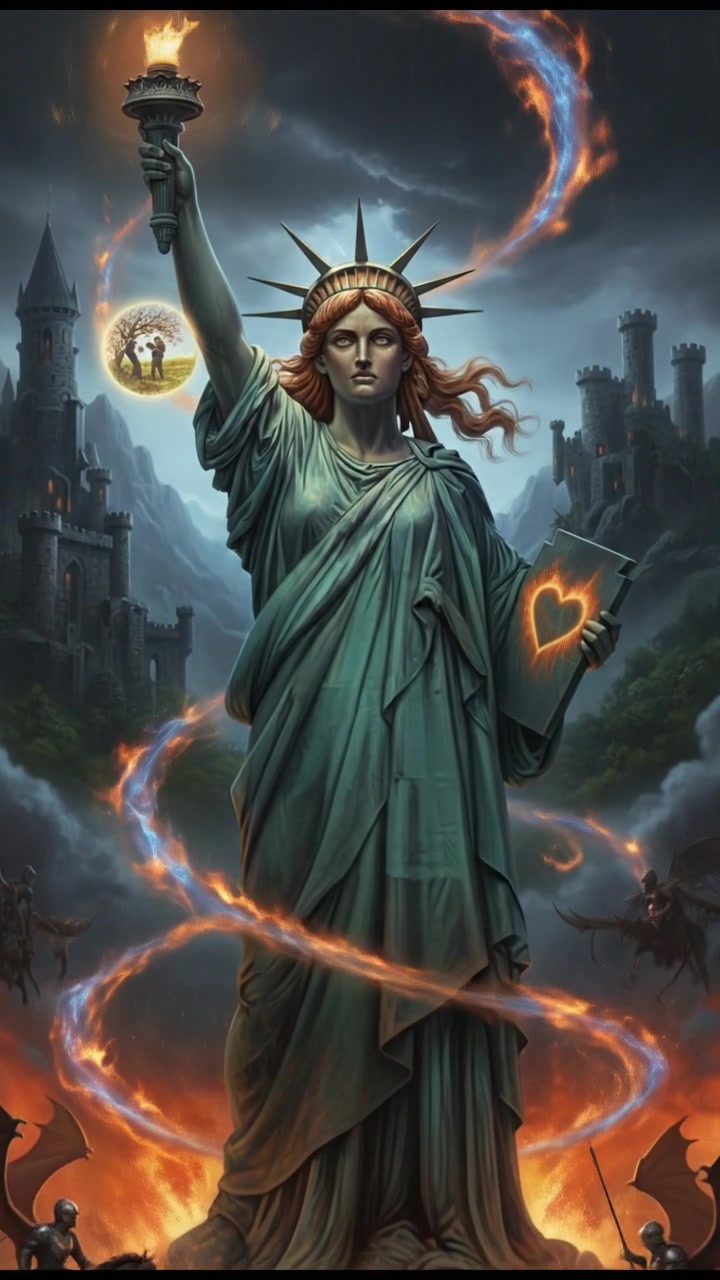 enduring a storm of magic and fire, love’s memory giving them strength to continue