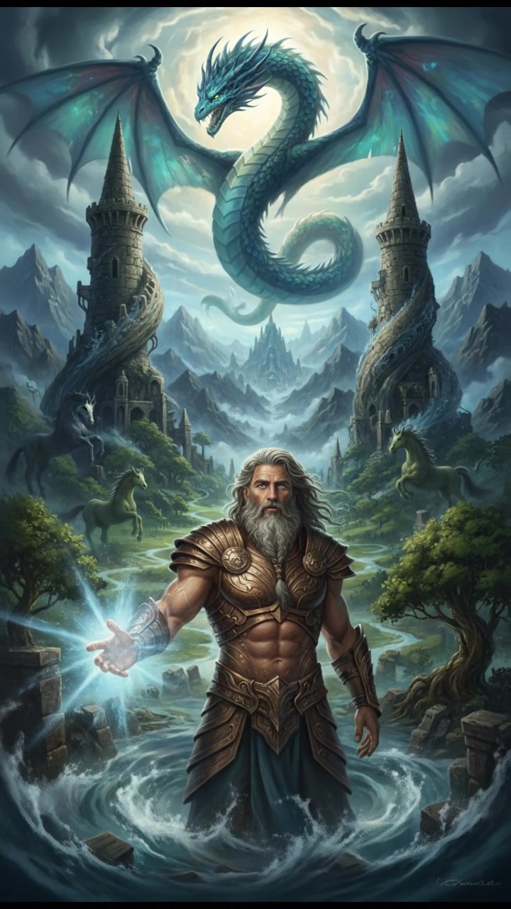 finally reaching their beloved surrounded by light, the world shifting around them