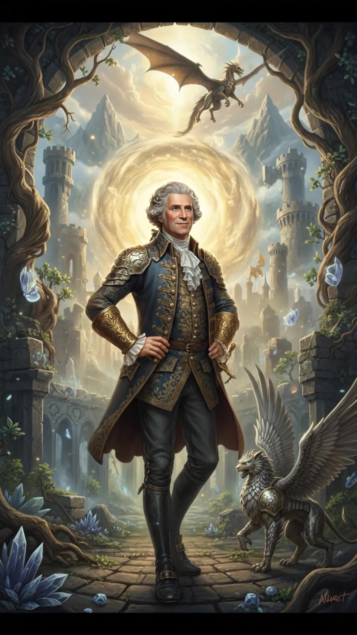 finally reaching their beloved surrounded by light, the world shifting around them