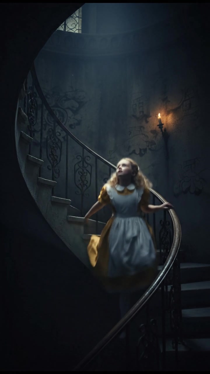 chasing strange whispers that echo through the stairwell