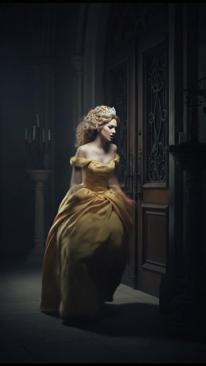 running toward the front door only to find it mysteriously locked again