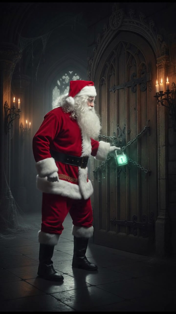 running toward the front door only to find it mysteriously locked again