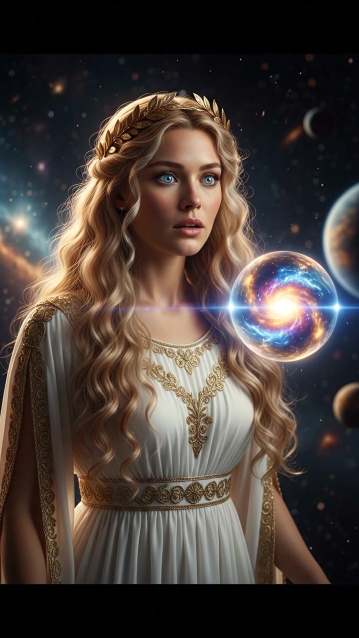 discovering a mysterious glowing object drifting in space, reflected in their wide eyes