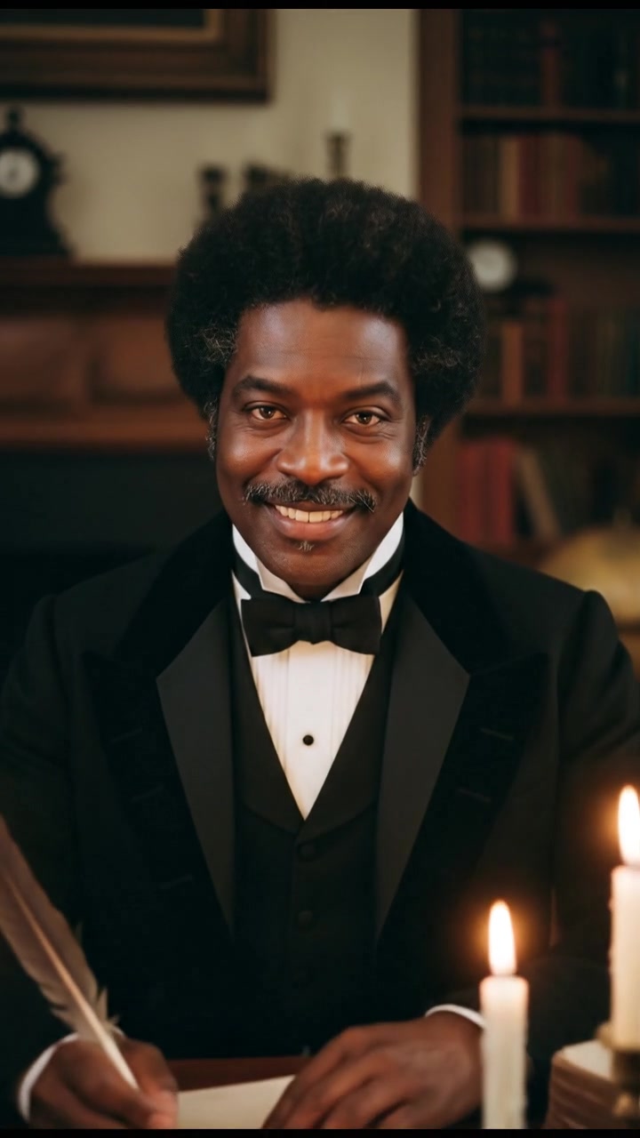 writing a love letter by candlelight, smiling, face illuminated by candlelight