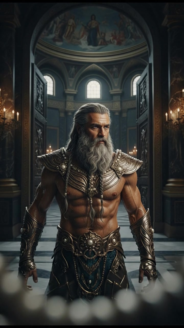 entering a grand hall where they shouldn’t be seen, elegant and tense