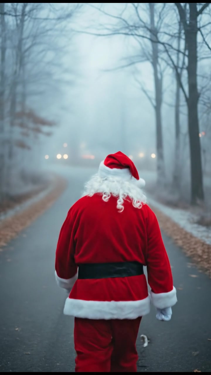 looking back over the shoulder, walking down a misty road, heartbreak in their eyes