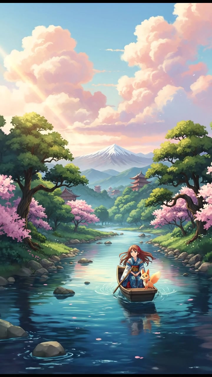 غولة النهر والطفلان