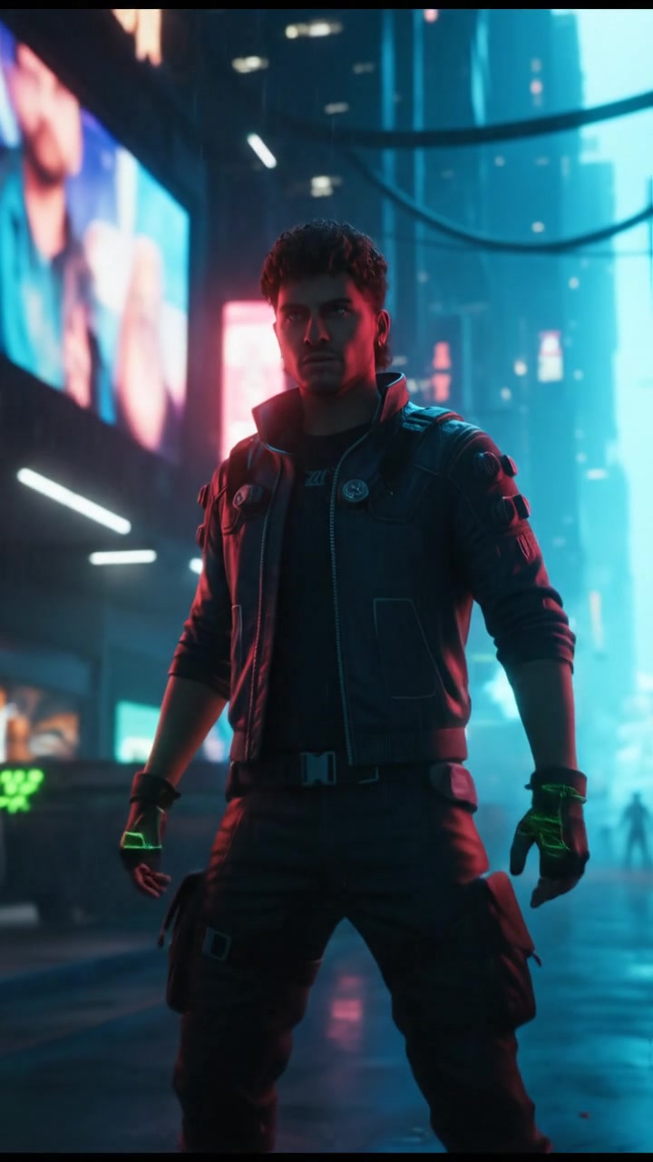 Mateo in a determined stance, preparing for a challenge in the game.