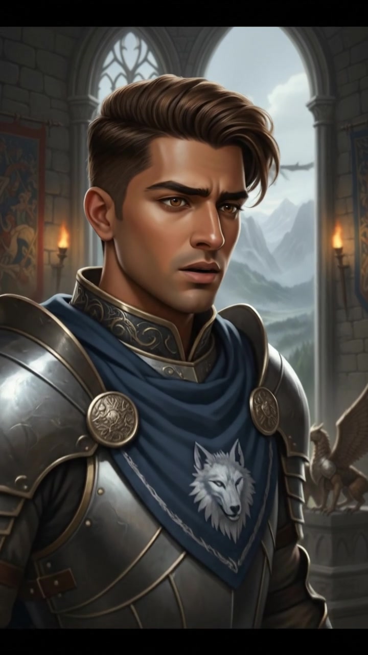 Arjun looking concerned, a slight frown as he listens.