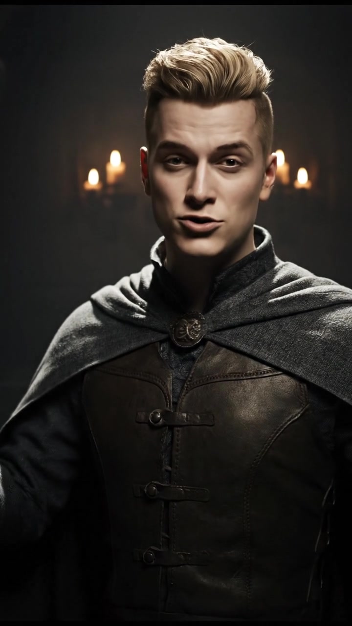 Ryan, with a smug expression, gesturing dramatically as he speaks.