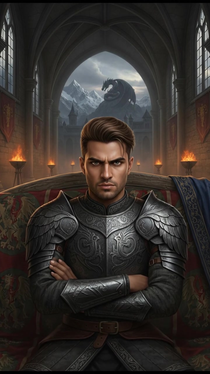 Arjun on the couch now, crossing his arms with a defensive expression.