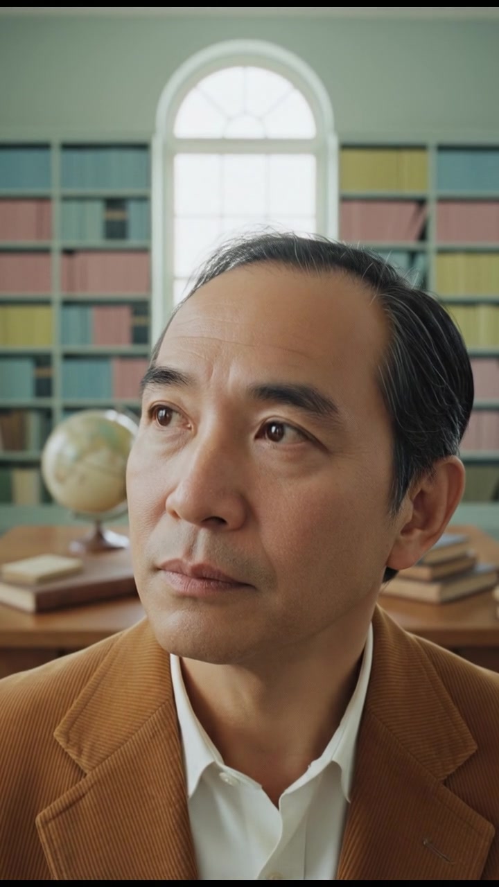 A shot of the Hiro's thoughtful face, looking away as he recalls information.