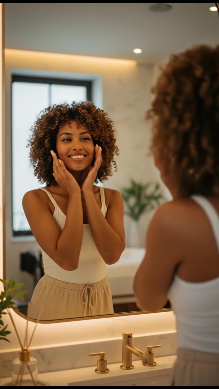Clean and Glossy Feed-In Cornrows with Goddess Braids