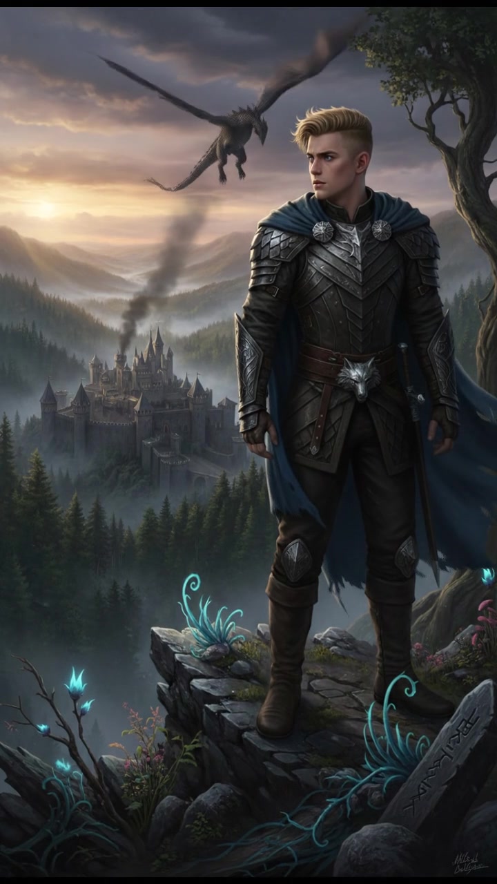 Ryan stands with an inquisitive expression, gazing into the distance, deep in thought.