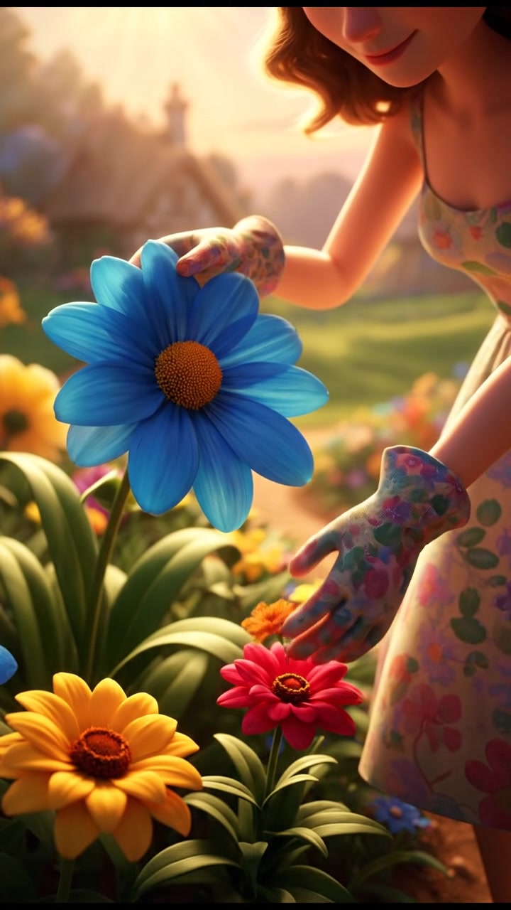 Puppy Playing in the Garden