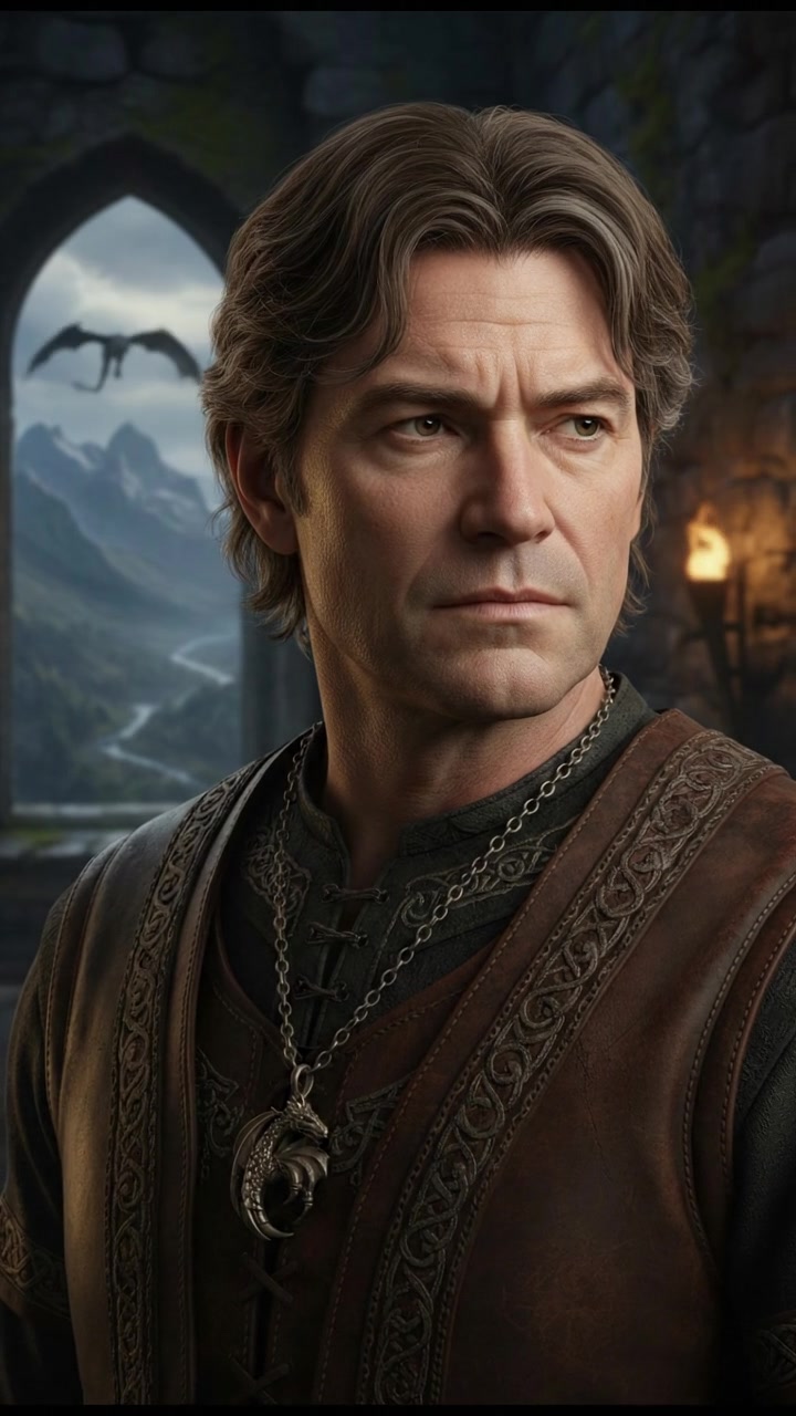 A close-up of Mark with a thoughtful expression, illuminated by soft lighting in the background.