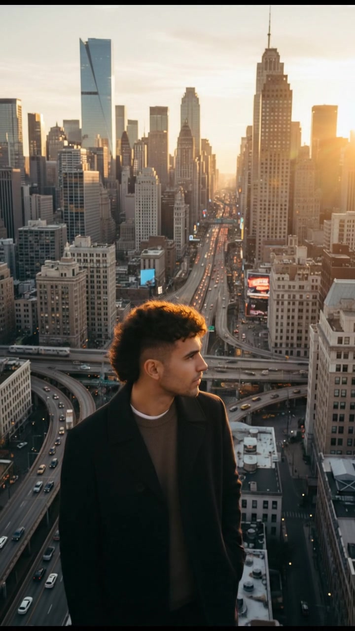 Captivating Balcony Sunset: A Cinematic Journey