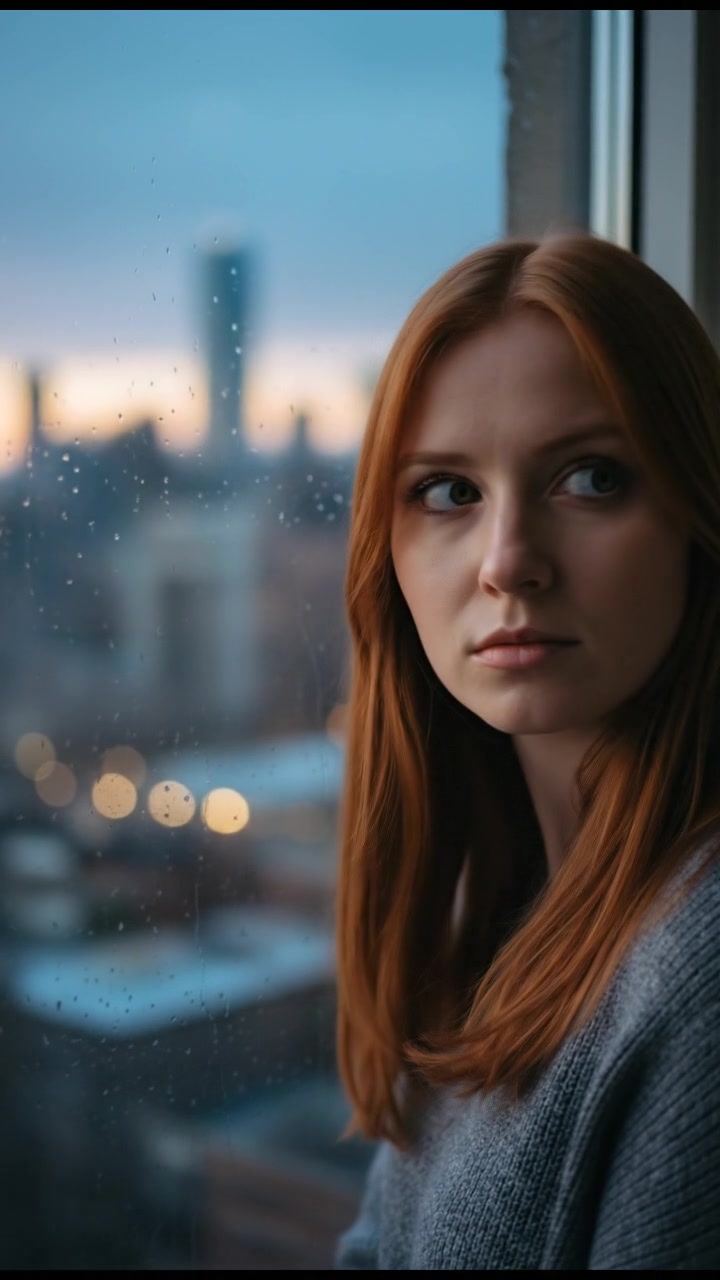 Cinematic Rainstorm: Skyscraper Reflections in 8K IMAX